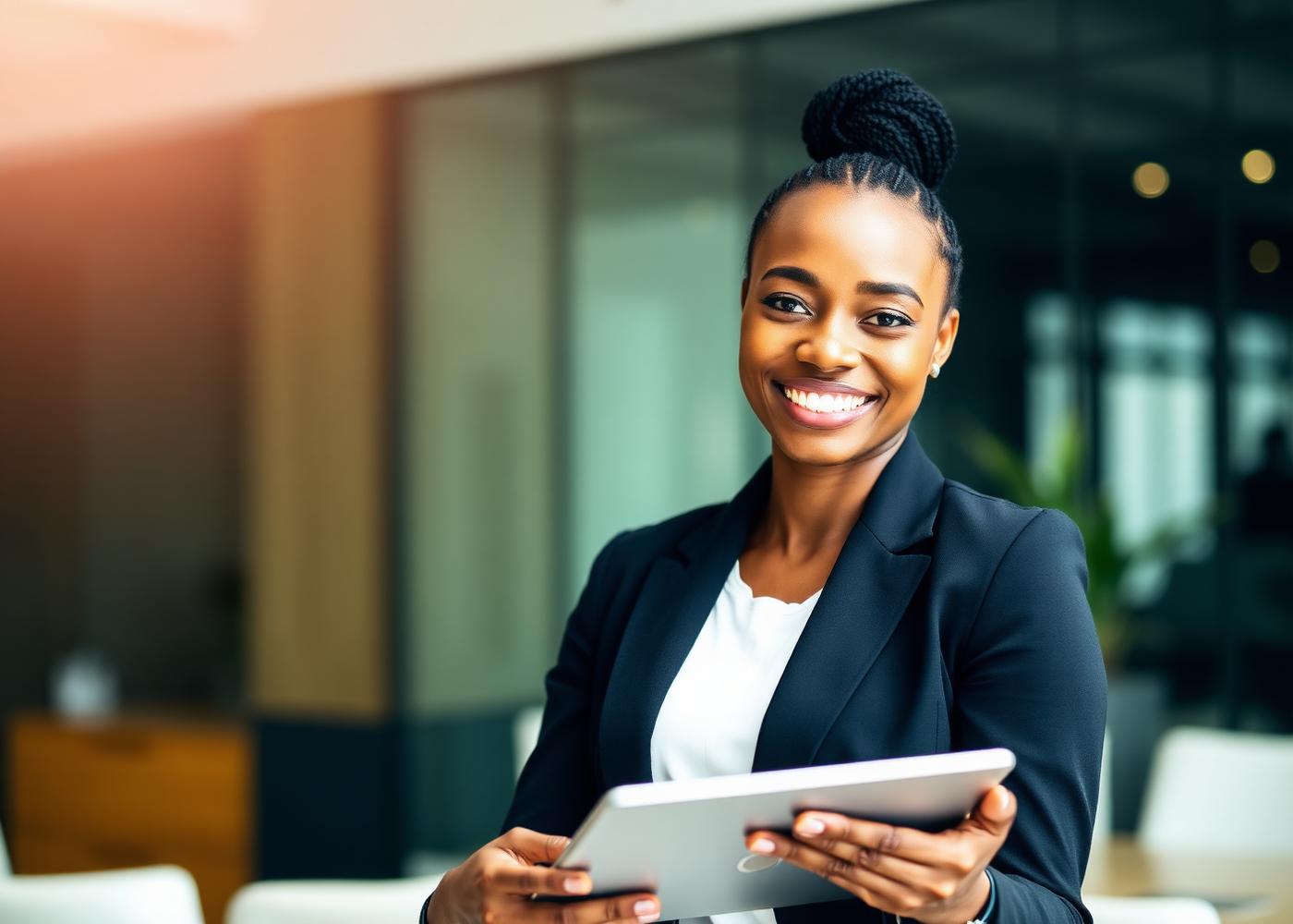 Kenyan HR consultant reviewing candidate shortlist